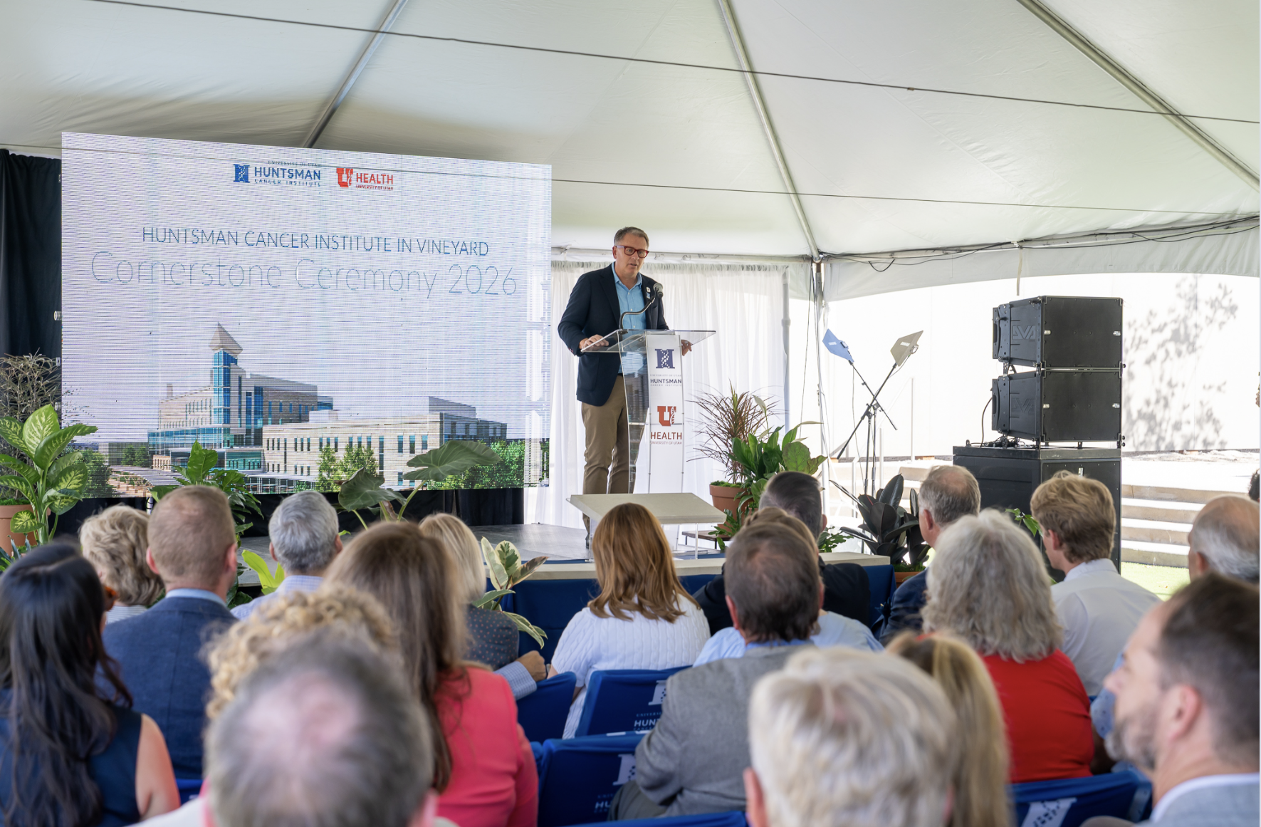 Vineyard’s Huntsman Cancer Institute Campus Reaches New Construction Milestone